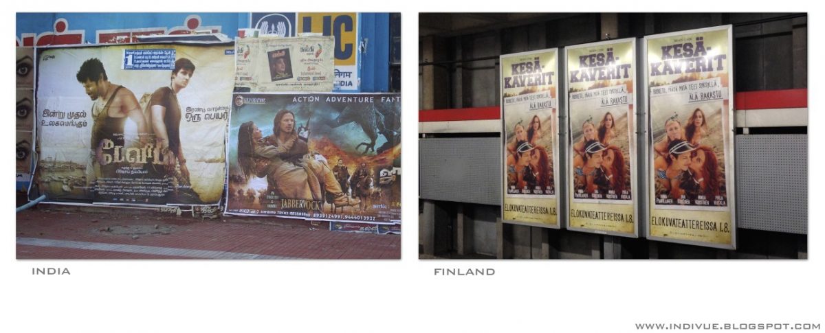 Elokuvajuliste Suomessa ja Intiassa