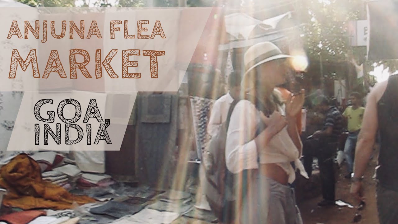 Anjuna Flea Market Goassa vuonna 2007