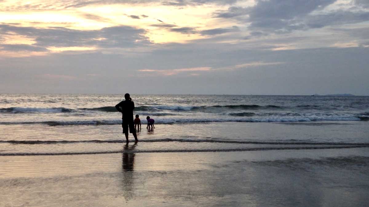 Benaulim Beach Etelä Goassa
