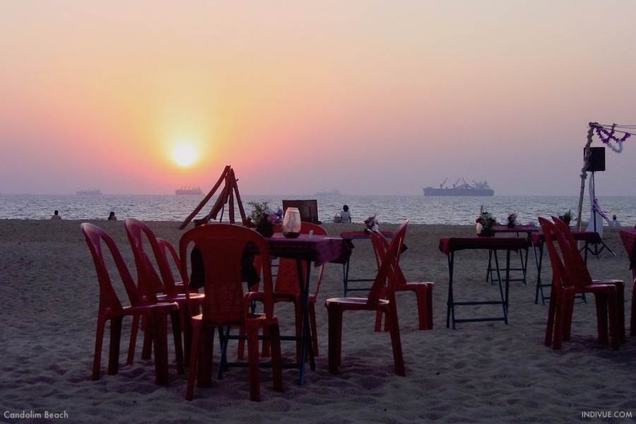 Candolim Beach, Goa, Intia