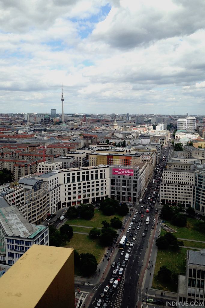 Berliini ja Panoramapunkt nakyma 