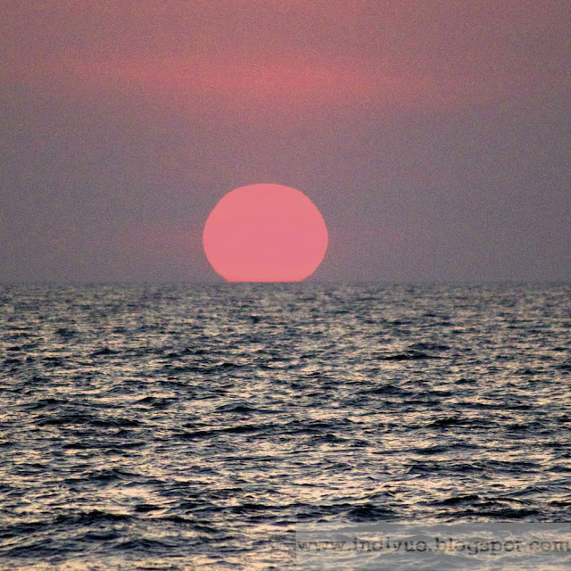 Täydellinen auringonlasku Goassa