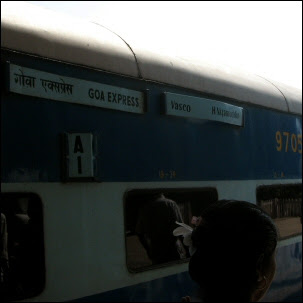Goa express - Juna Goasta Delhiin