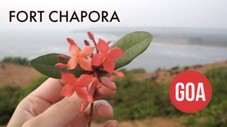 Chapora Fort -linnoitus Pohjois-Goassa tunnetaan myös Bollywoodista