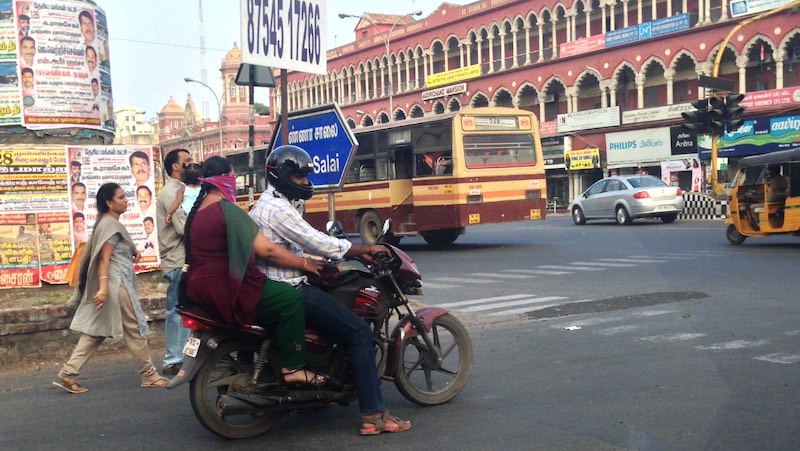 Chennain liikennettä