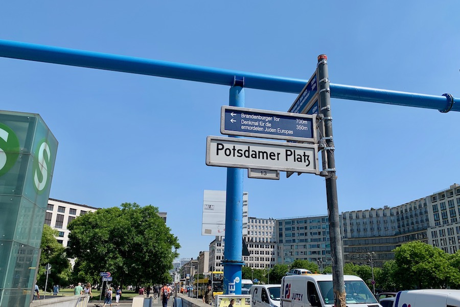 Potsdamer Platzia Berliinissä