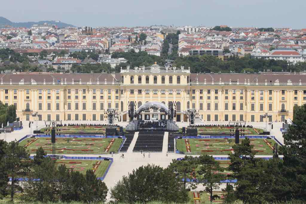 Schönbrunnin linna Wienissä, Itävallassa