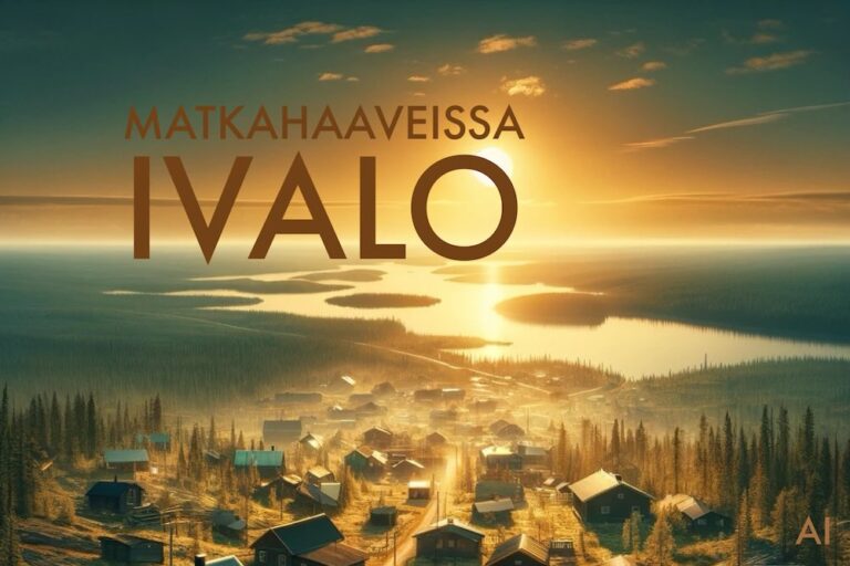 Päivämatka Helsingistä Ivaloon sekä Ivalon nähtävyydet