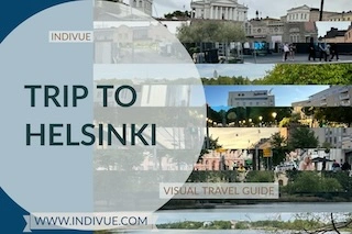 Visuaalinen matkaopas Helsinkiin englanniksi