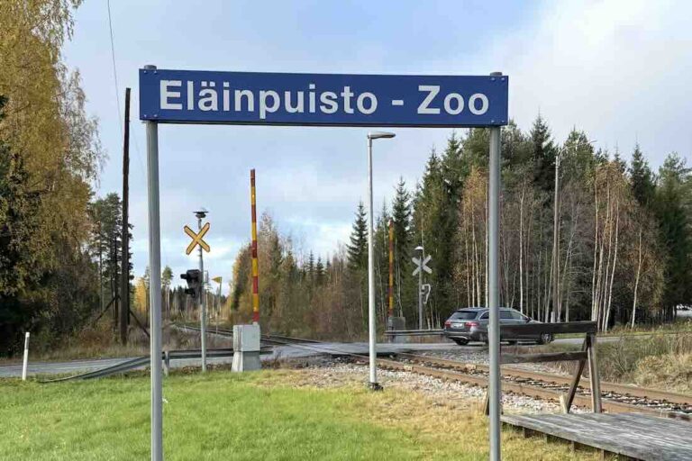 Junapysäkki Ähtärin Eläinpuisto Zoo