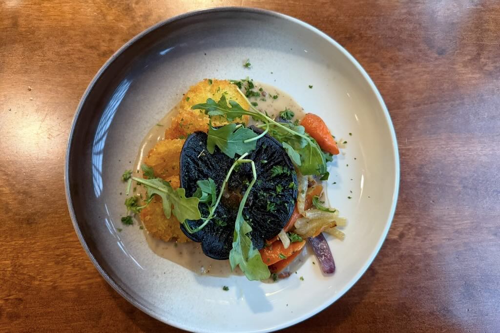 Portobellosientä illalliseksi Hotelli Mesikämmenen ravintolassa