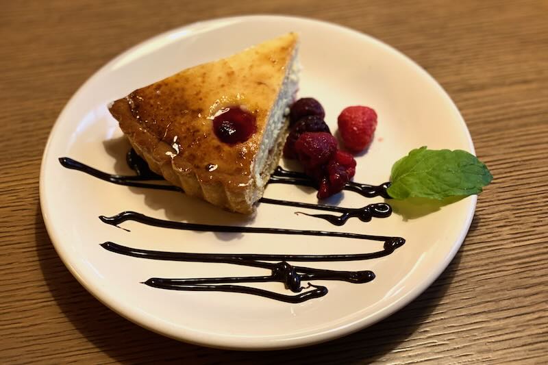 Kakkupala Riian kahvilassa