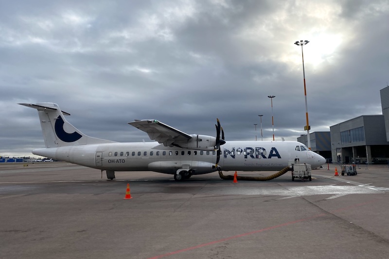 Norra lentokone Helsinki-Vantaan lentoasemalla