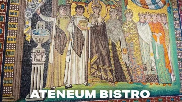 Ateneum Bistro kahvilan seinämaalaus Helsingissä