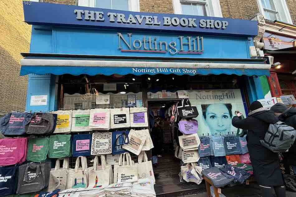 Kirjakauppa Notting Hillissä