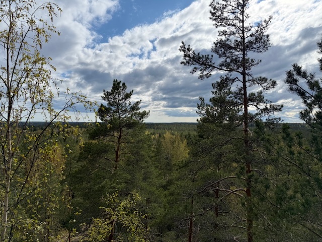 Miehikkälän ilmavalvontatori Salpalinja-museossa