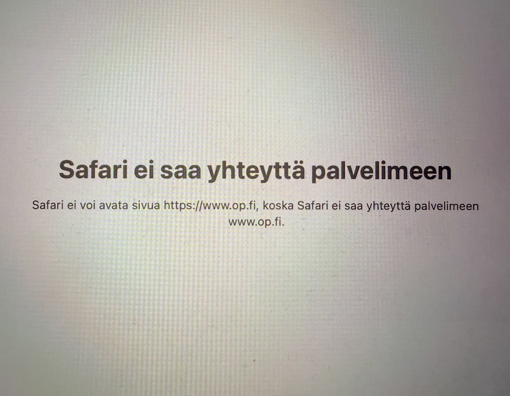 Op.fi palvelunestohyökkäys