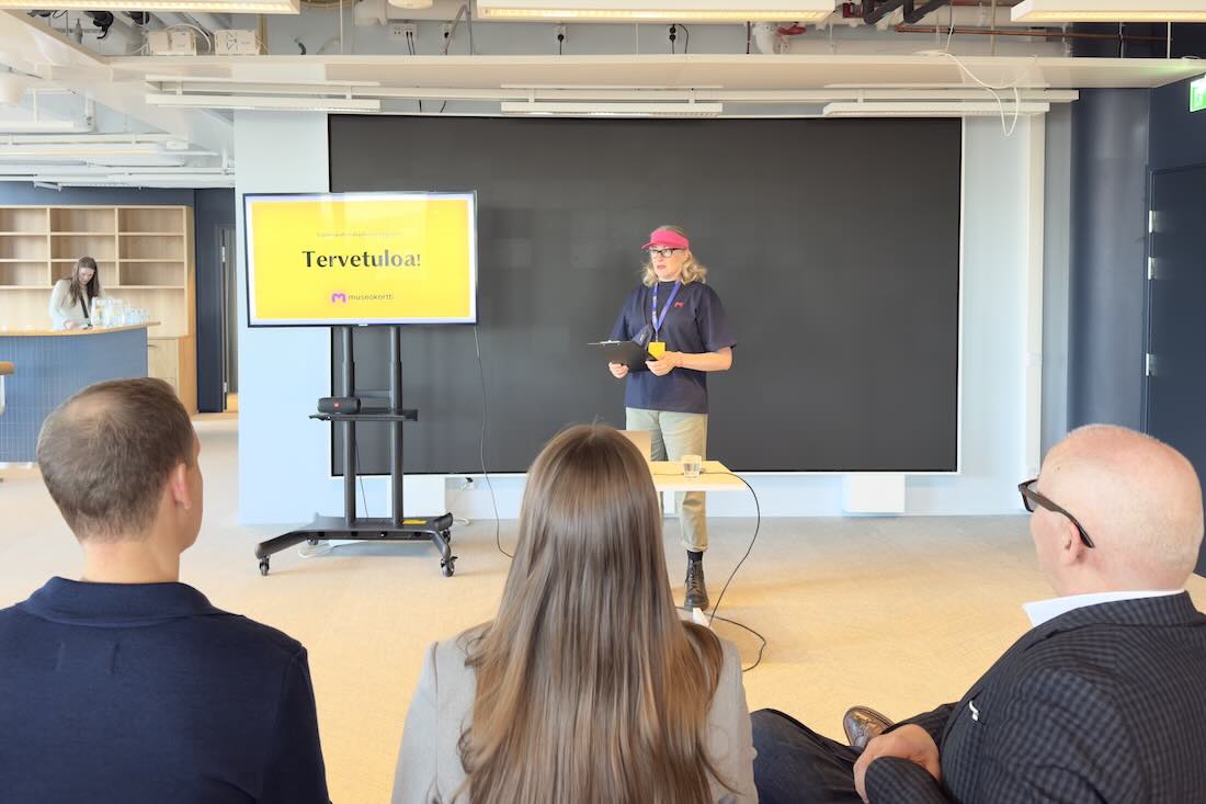 Museomatkojen lanseeraus Helsingissä ja Katja Ståhl