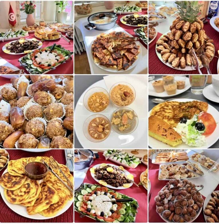 Tunisialaisia ruokia tarjolla Tunisian suurlähetystössä Helsingissä