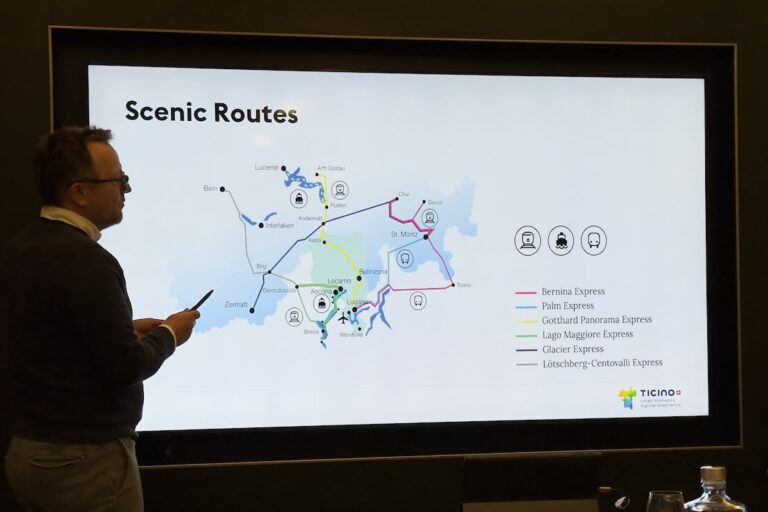 Välimeren tunnelma ja alppimaisemat kohtaavat Ticinossa Sveitsissä