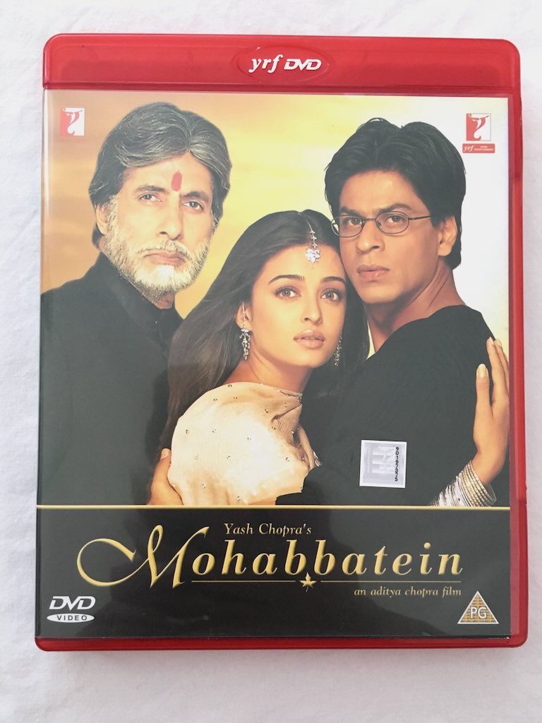 Mohabbatein-dvd-video-elokuva