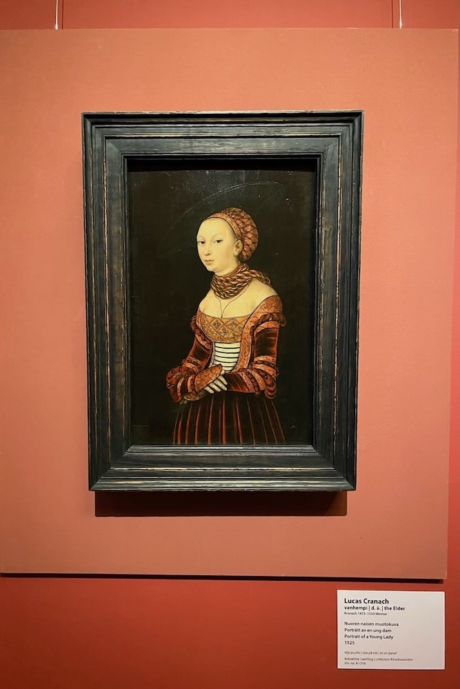 Lucas Cranachin maalaus Sinebrychoffin taidemuseossa