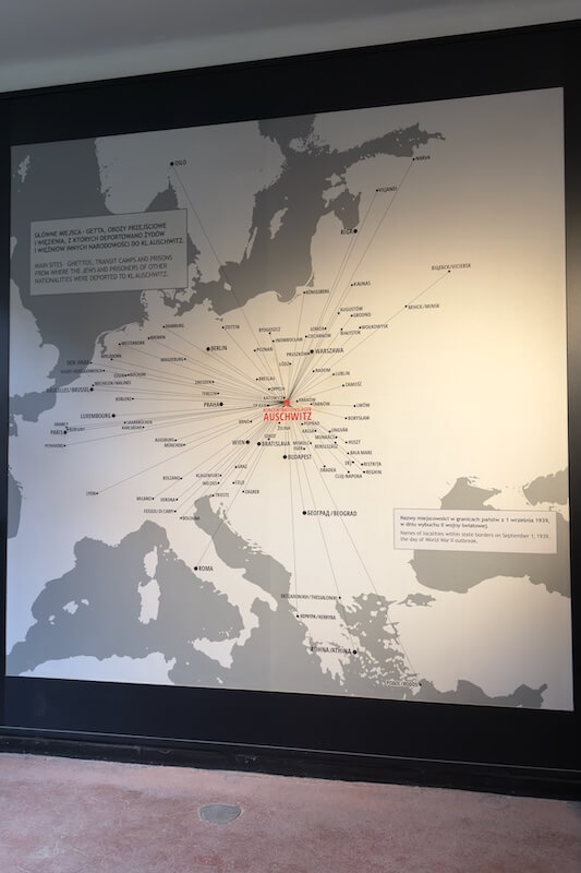 Auschwitz ja mistä päin Eurooppaa vankeja tuotiin