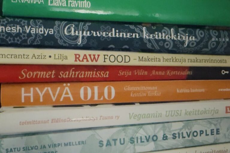 Indivue suosittelee keittokirjoja
