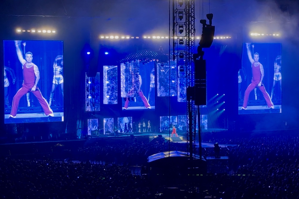 Robbie Williams livenä Helsingin Olympiastadionilla